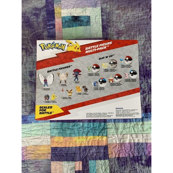 Pokemon Battle Ready 6 Figure Multi-Pack Pikachu Cleffa Omanyte Kabuto Geodude - Picture 8 of 11